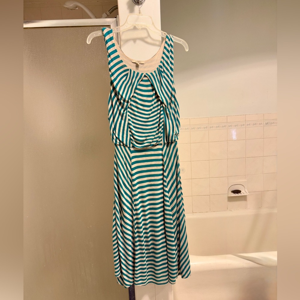 Bordeaux striped jersey sundress - Size M